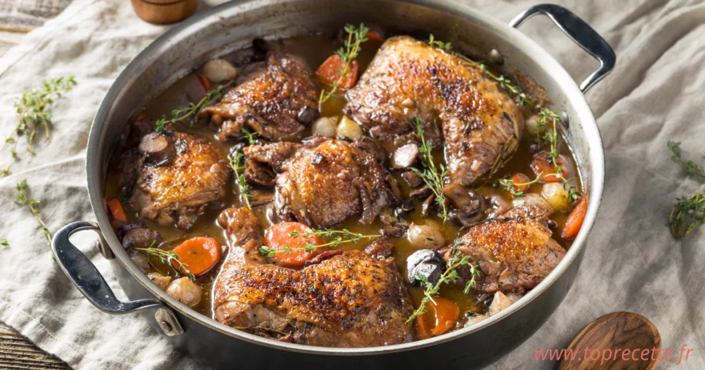 Recette Coq au Vin : 6 erreurs à éviter pour un plat parfait