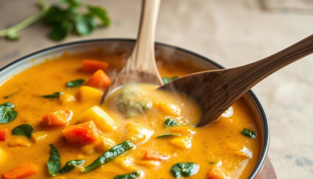 Curry de légumes au lait de coco: A Tasty Vegetarian Dish