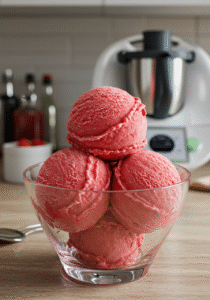 Read more about the article Sorbet fraise Thermomix : 4 étapes glacées faciles