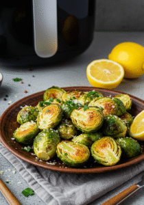 Read more about the article Choux de Bruxelles au Airfryer : la recette croustillante qui va vous réconcilier avec ce légume !