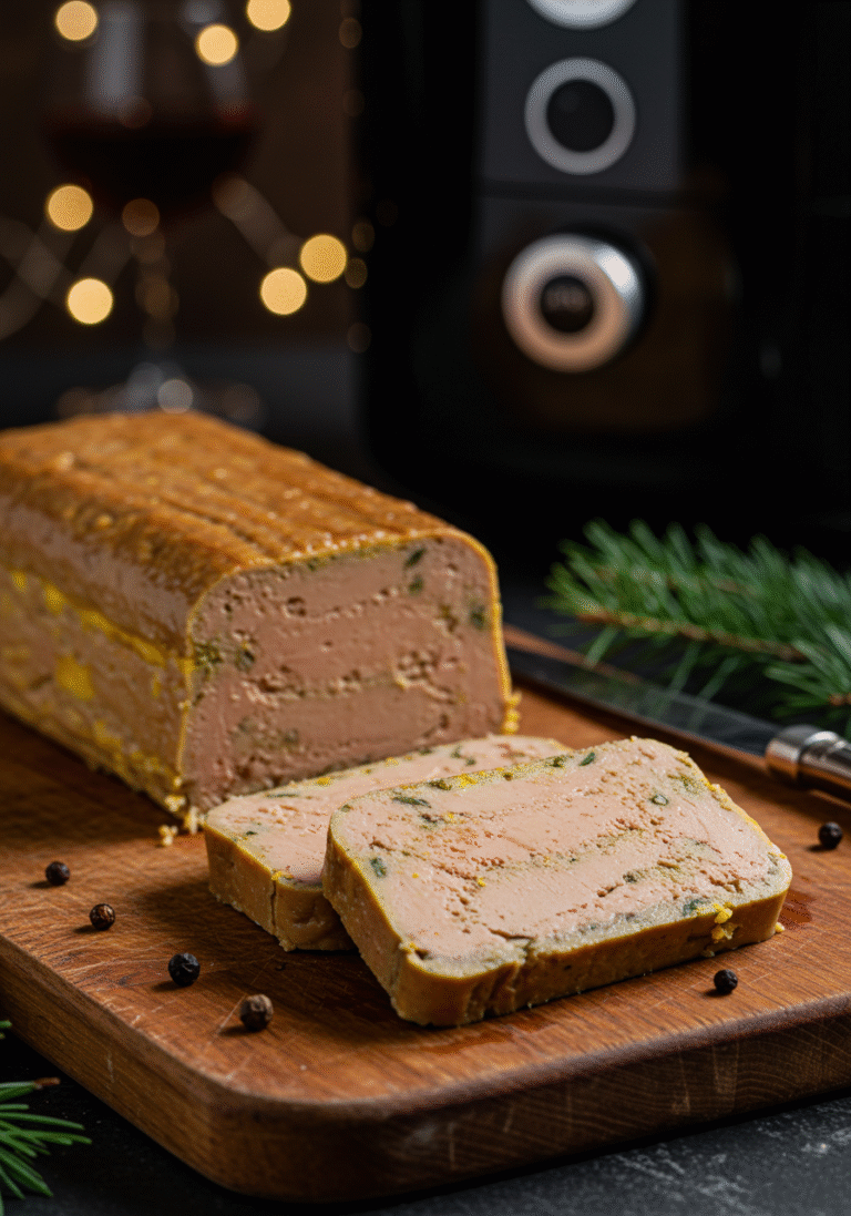 Terrine de foie gras au airfryer