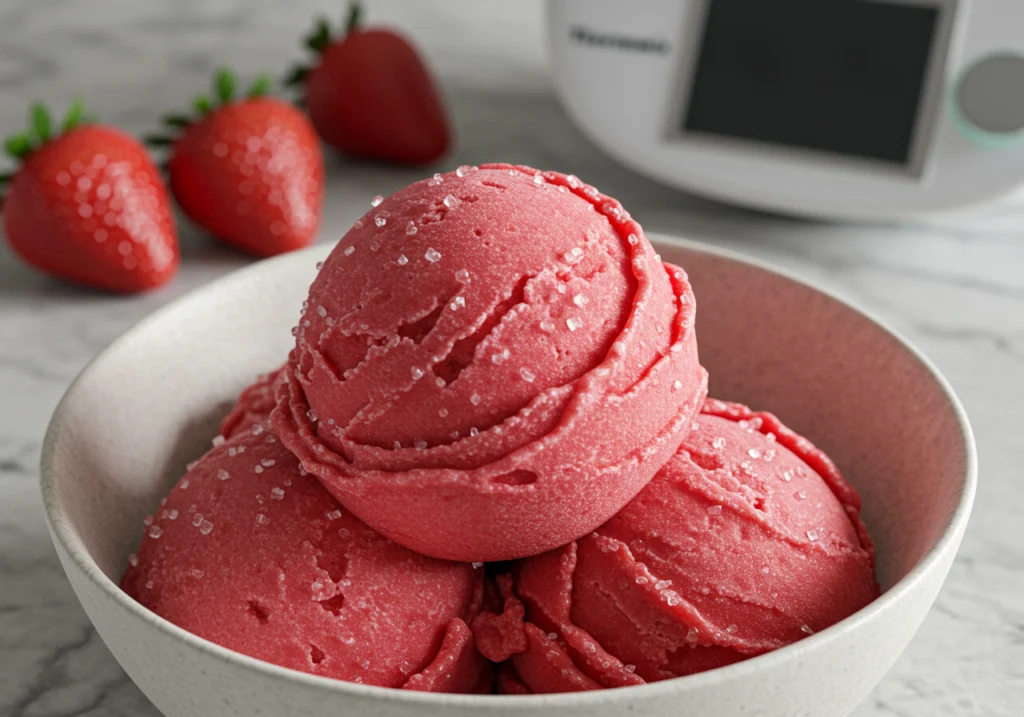 sorbet fraise Thermomix
